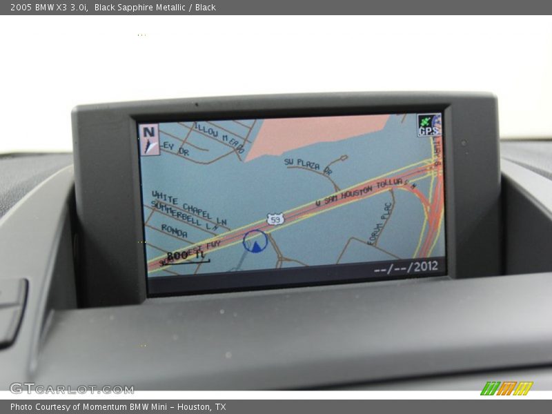 Black Sapphire Metallic / Black 2005 BMW X3 3.0i