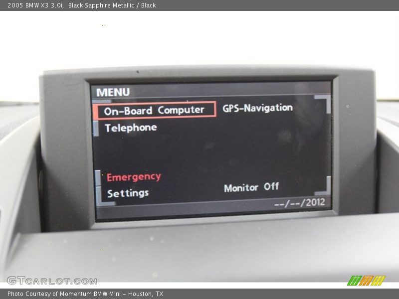 Black Sapphire Metallic / Black 2005 BMW X3 3.0i