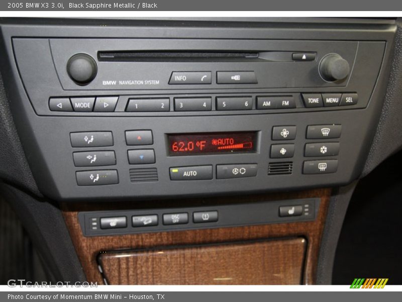 Black Sapphire Metallic / Black 2005 BMW X3 3.0i