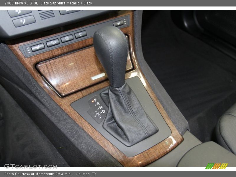 Black Sapphire Metallic / Black 2005 BMW X3 3.0i