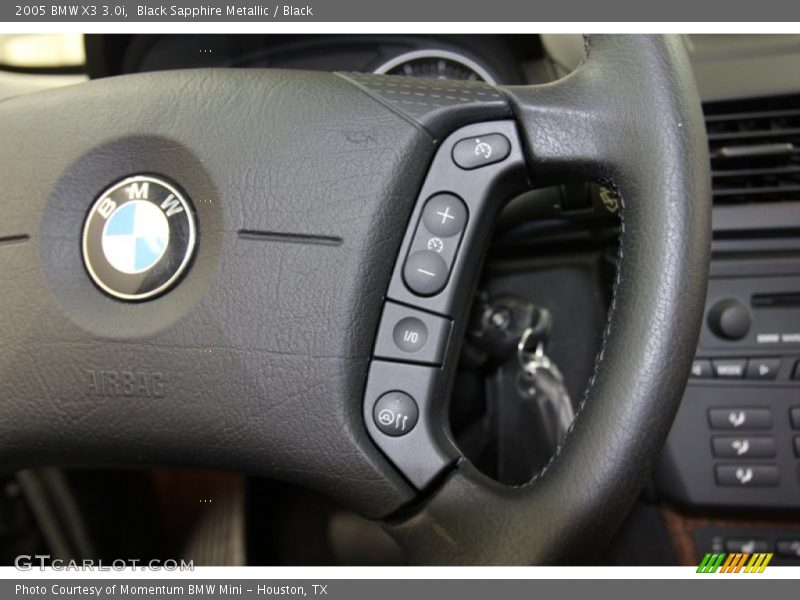 Black Sapphire Metallic / Black 2005 BMW X3 3.0i