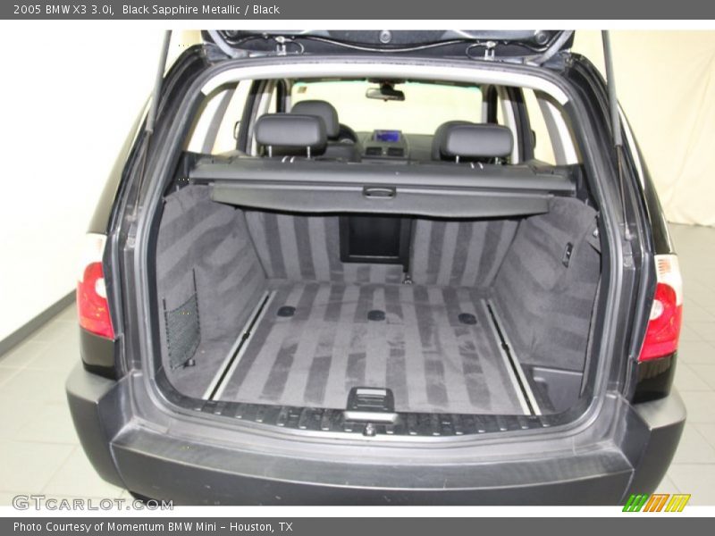 Black Sapphire Metallic / Black 2005 BMW X3 3.0i