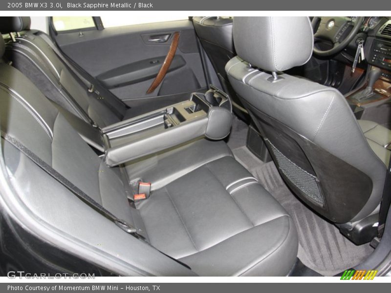 Black Sapphire Metallic / Black 2005 BMW X3 3.0i