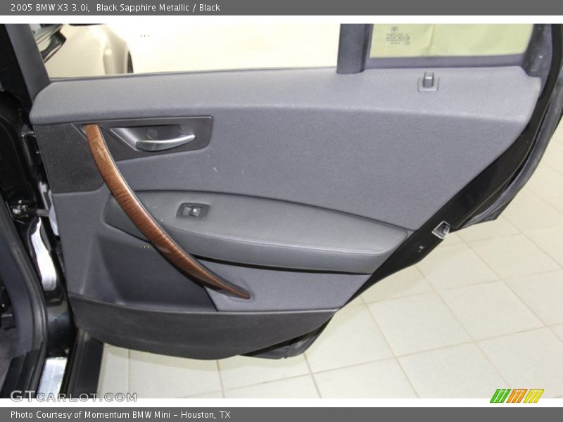 Black Sapphire Metallic / Black 2005 BMW X3 3.0i