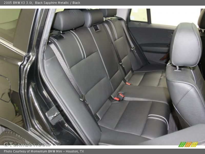 Black Sapphire Metallic / Black 2005 BMW X3 3.0i