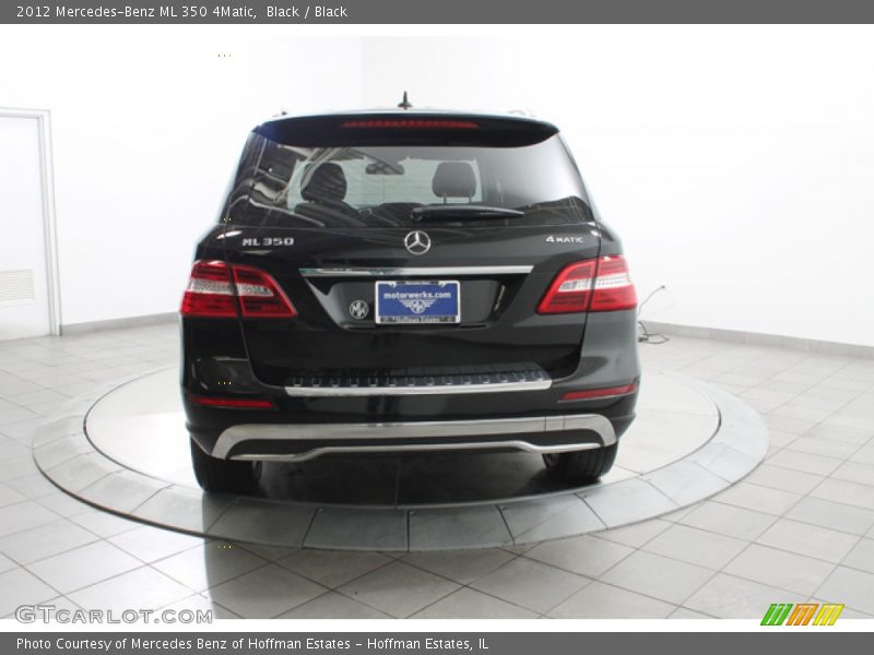 Black / Black 2012 Mercedes-Benz ML 350 4Matic
