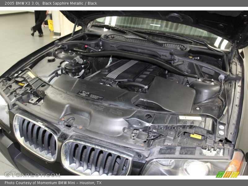 Black Sapphire Metallic / Black 2005 BMW X3 3.0i