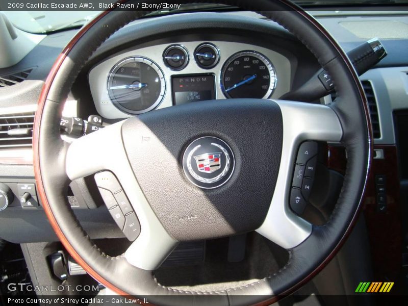 Black Raven / Ebony/Ebony 2009 Cadillac Escalade AWD