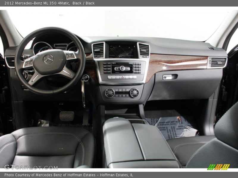 Black / Black 2012 Mercedes-Benz ML 350 4Matic