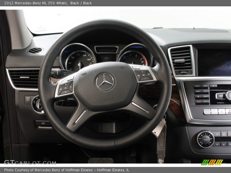 Black / Black 2012 Mercedes-Benz ML 350 4Matic