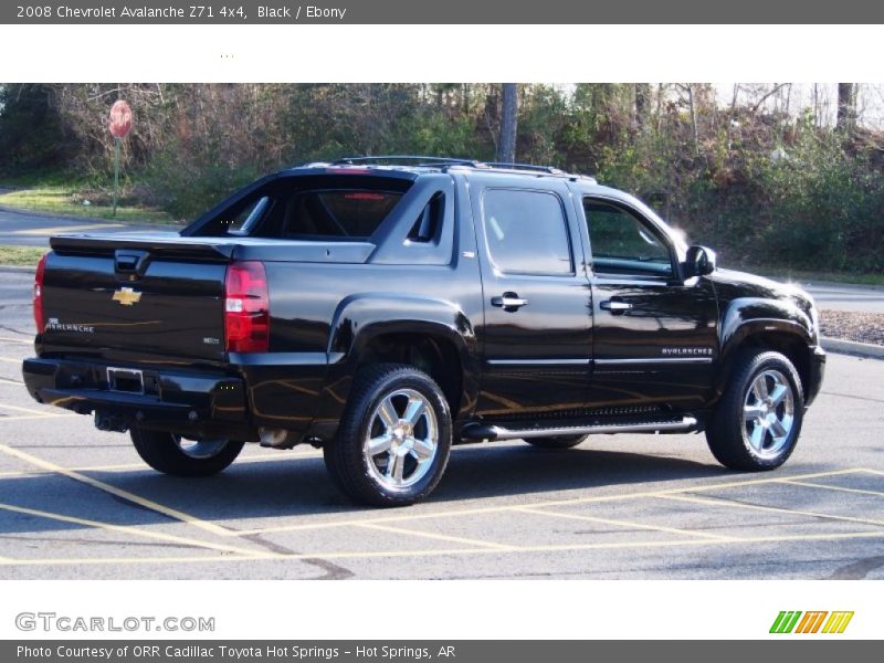 Black / Ebony 2008 Chevrolet Avalanche Z71 4x4