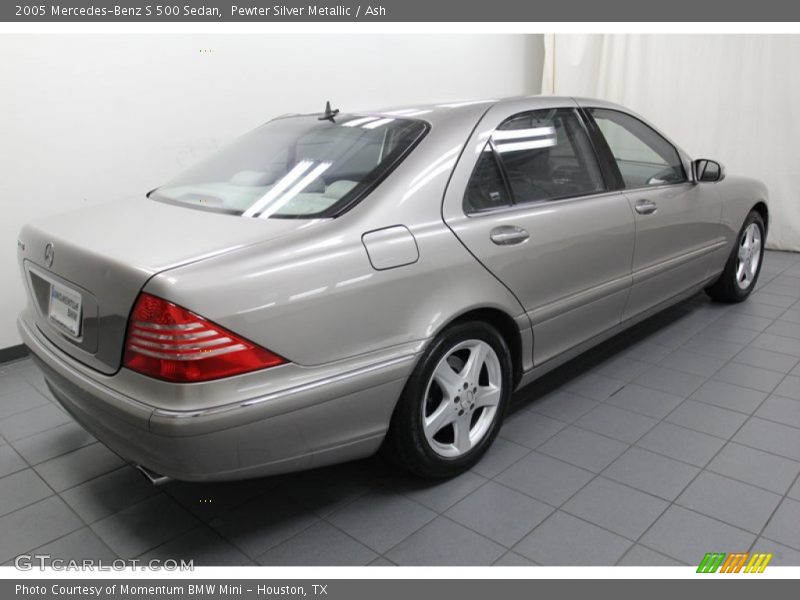 Pewter Silver Metallic / Ash 2005 Mercedes-Benz S 500 Sedan