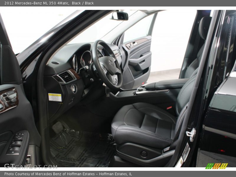 Black / Black 2012 Mercedes-Benz ML 350 4Matic