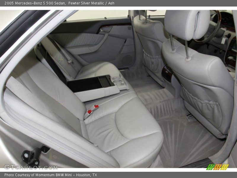 Rear Seat of 2005 S 500 Sedan