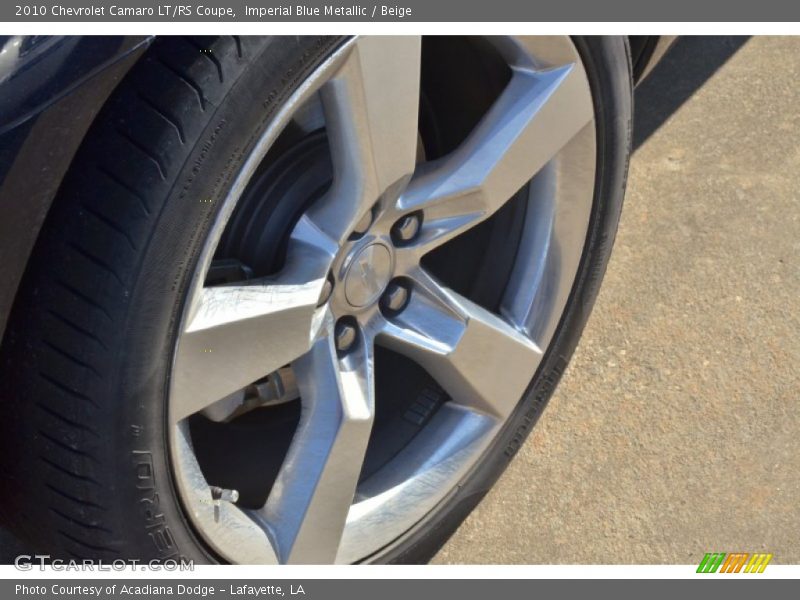 Imperial Blue Metallic / Beige 2010 Chevrolet Camaro LT/RS Coupe