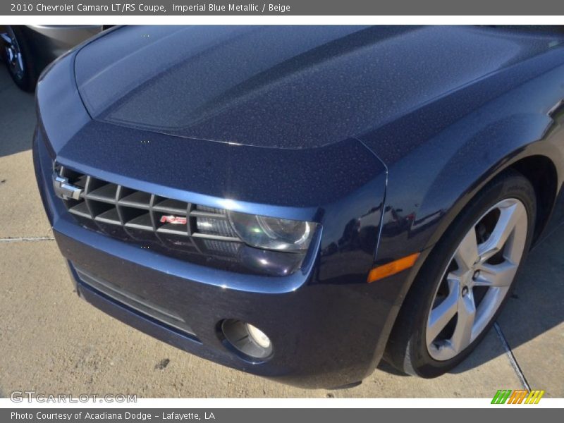 Imperial Blue Metallic / Beige 2010 Chevrolet Camaro LT/RS Coupe