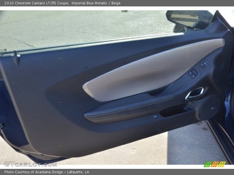 Imperial Blue Metallic / Beige 2010 Chevrolet Camaro LT/RS Coupe