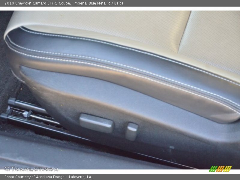 Imperial Blue Metallic / Beige 2010 Chevrolet Camaro LT/RS Coupe