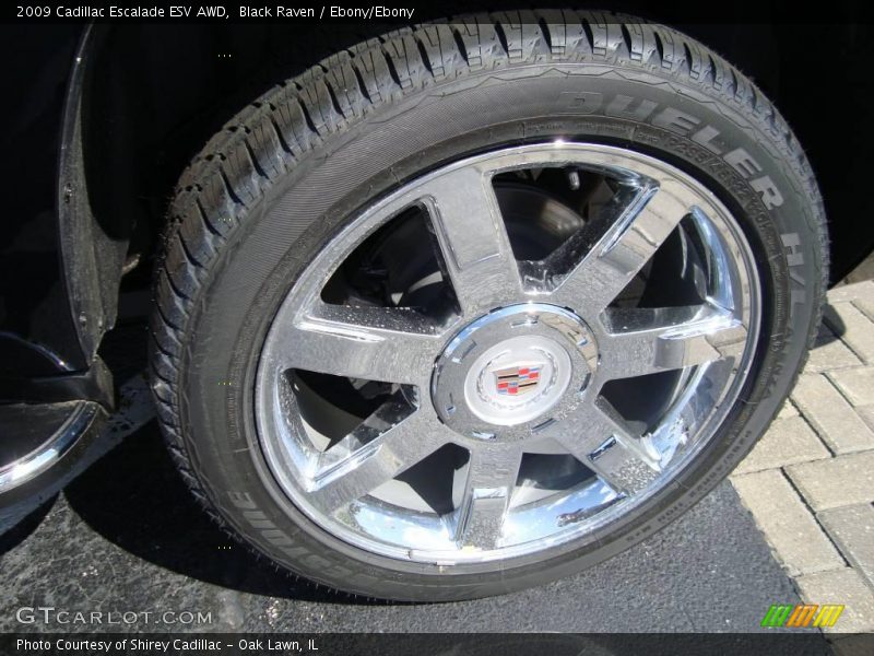 Black Raven / Ebony/Ebony 2009 Cadillac Escalade ESV AWD