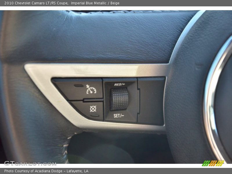 Imperial Blue Metallic / Beige 2010 Chevrolet Camaro LT/RS Coupe