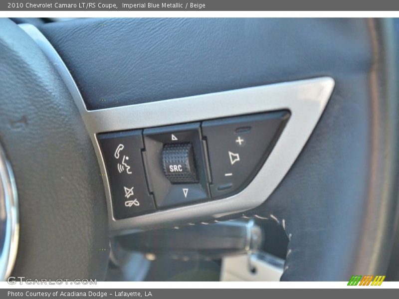 Imperial Blue Metallic / Beige 2010 Chevrolet Camaro LT/RS Coupe