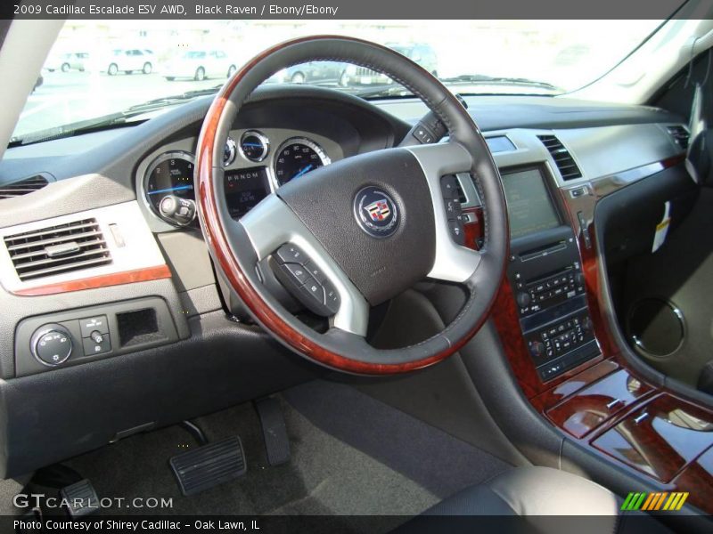 Black Raven / Ebony/Ebony 2009 Cadillac Escalade ESV AWD