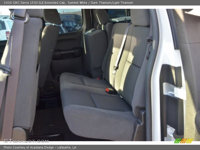 Summit White / Dark Titanium/Light Titanium 2009 GMC Sierra 1500 SLE Extended Cab