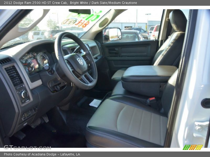 Bright White / Dark Slate/Medium Graystone 2012 Dodge Ram 2500 HD ST Crew Cab