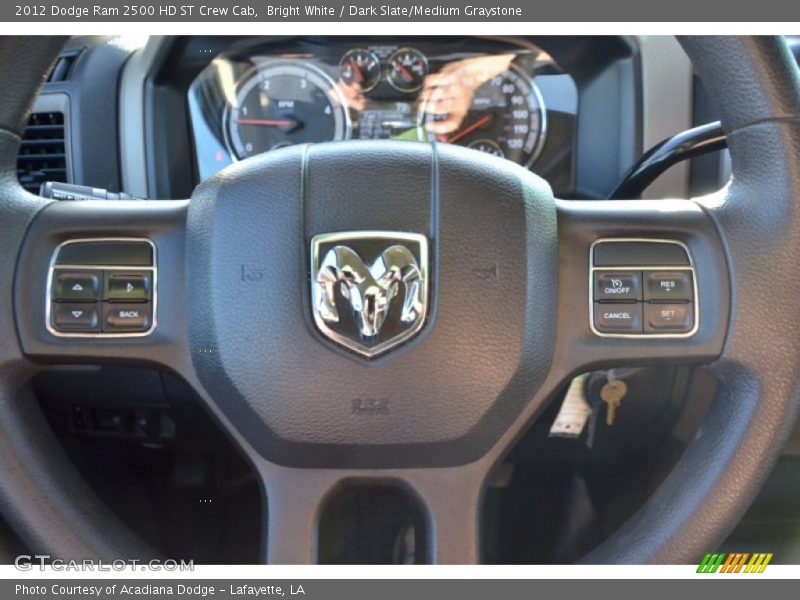 Bright White / Dark Slate/Medium Graystone 2012 Dodge Ram 2500 HD ST Crew Cab