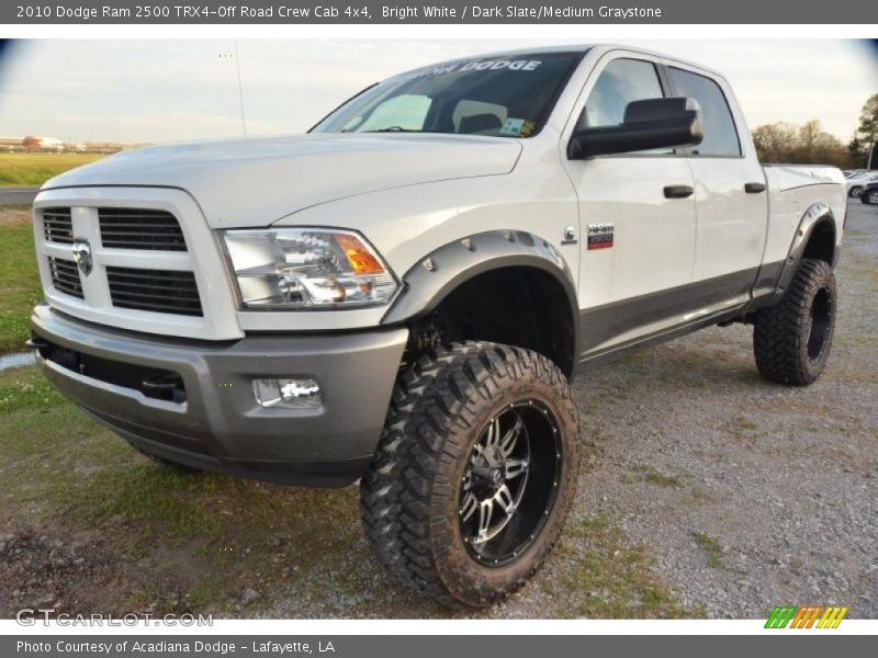 Bright White / Dark Slate/Medium Graystone 2010 Dodge Ram 2500 TRX4-Off Road Crew Cab 4x4