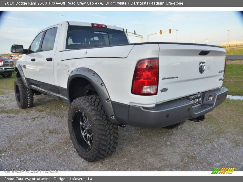 Bright White / Dark Slate/Medium Graystone 2010 Dodge Ram 2500 TRX4-Off Road Crew Cab 4x4