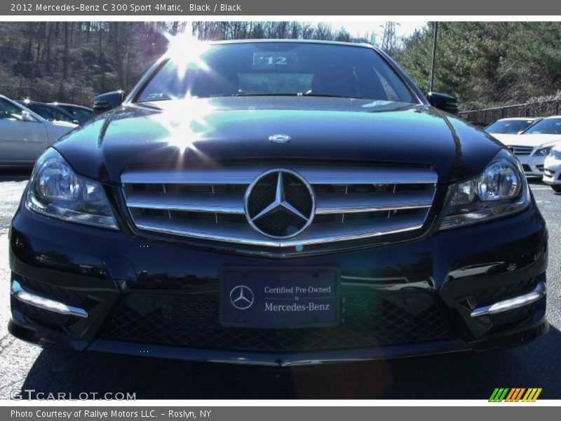 Black / Black 2012 Mercedes-Benz C 300 Sport 4Matic