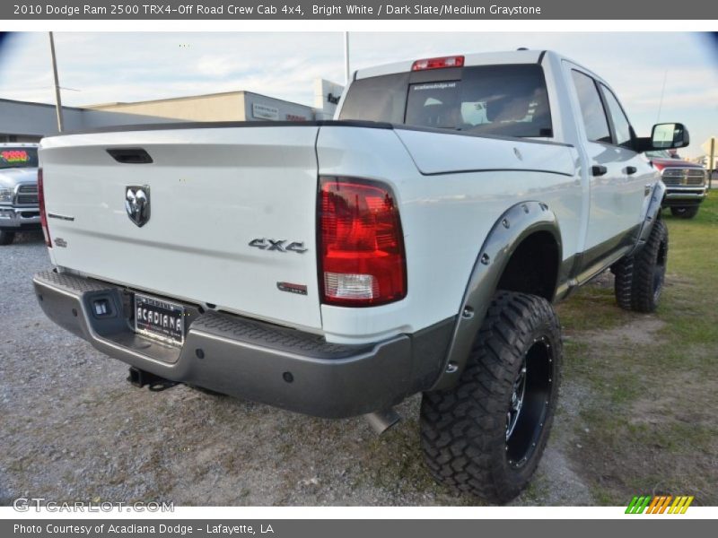 Bright White / Dark Slate/Medium Graystone 2010 Dodge Ram 2500 TRX4-Off Road Crew Cab 4x4