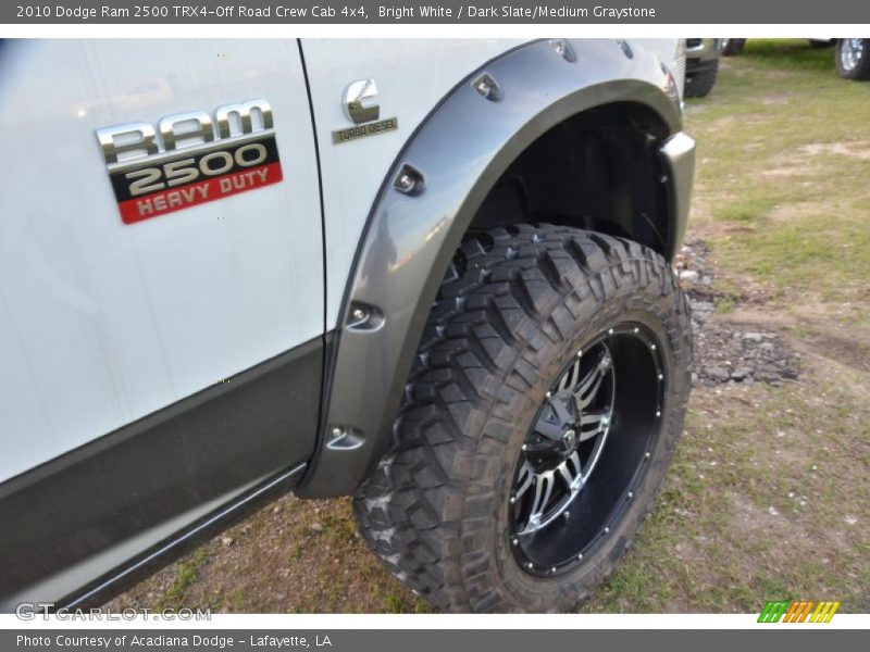 Bright White / Dark Slate/Medium Graystone 2010 Dodge Ram 2500 TRX4-Off Road Crew Cab 4x4