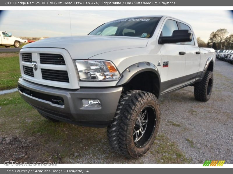 Bright White / Dark Slate/Medium Graystone 2010 Dodge Ram 2500 TRX4-Off Road Crew Cab 4x4