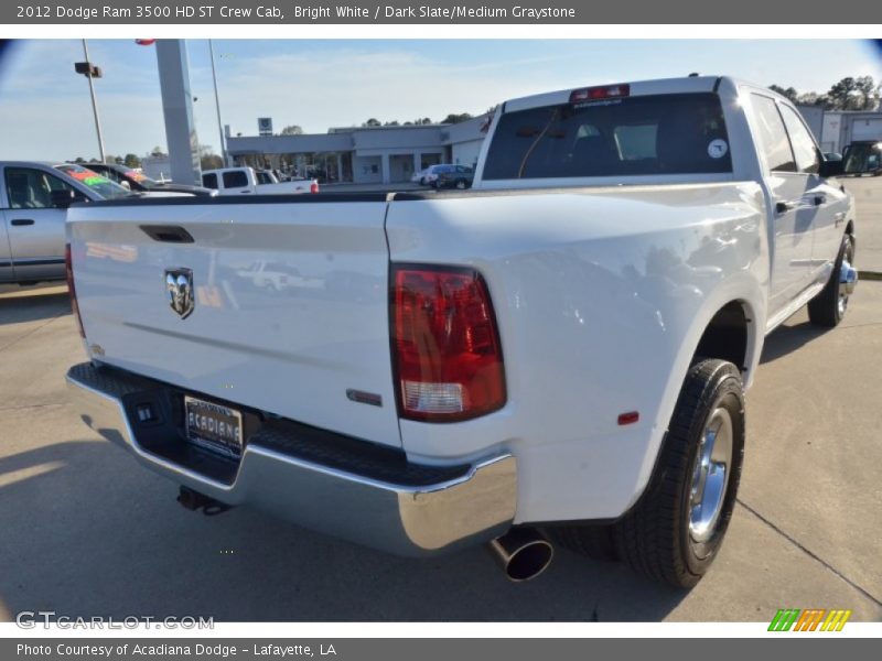 Bright White / Dark Slate/Medium Graystone 2012 Dodge Ram 3500 HD ST Crew Cab