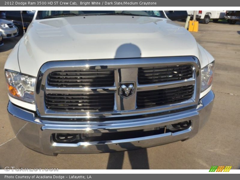 Bright White / Dark Slate/Medium Graystone 2012 Dodge Ram 3500 HD ST Crew Cab