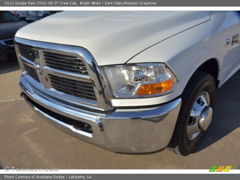 Bright White / Dark Slate/Medium Graystone 2012 Dodge Ram 3500 HD ST Crew Cab