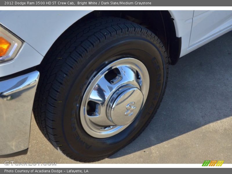 Bright White / Dark Slate/Medium Graystone 2012 Dodge Ram 3500 HD ST Crew Cab