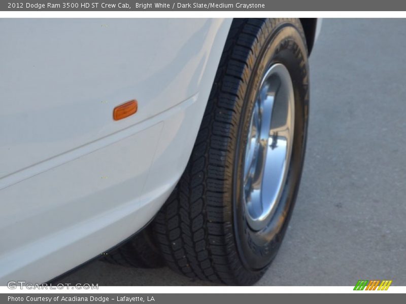 Bright White / Dark Slate/Medium Graystone 2012 Dodge Ram 3500 HD ST Crew Cab