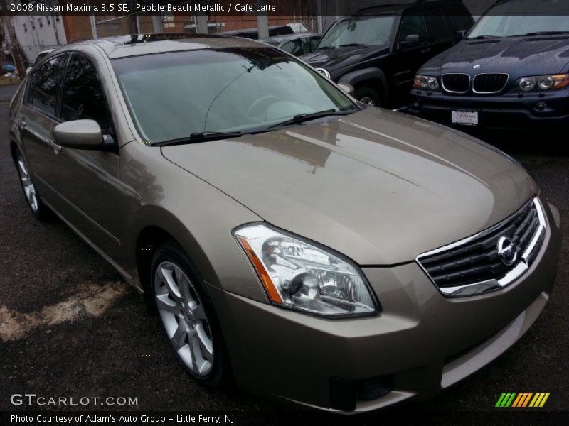 Pebble Beach Metallic / Cafe Latte 2008 Nissan Maxima 3.5 SE