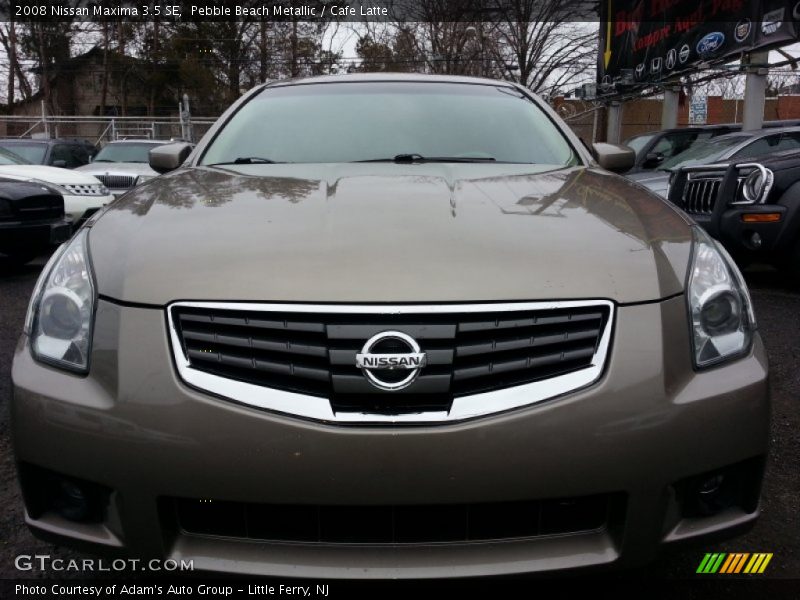 Pebble Beach Metallic / Cafe Latte 2008 Nissan Maxima 3.5 SE