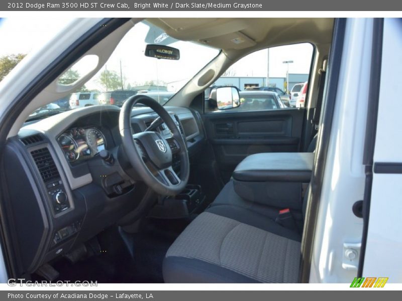 Bright White / Dark Slate/Medium Graystone 2012 Dodge Ram 3500 HD ST Crew Cab