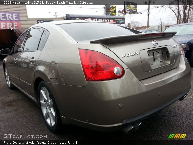 Pebble Beach Metallic / Cafe Latte 2008 Nissan Maxima 3.5 SE