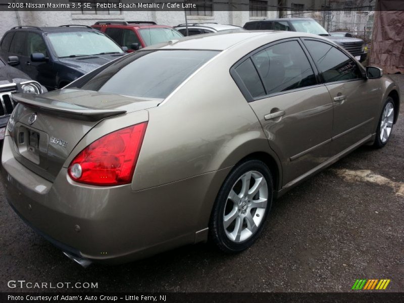 Pebble Beach Metallic / Cafe Latte 2008 Nissan Maxima 3.5 SE