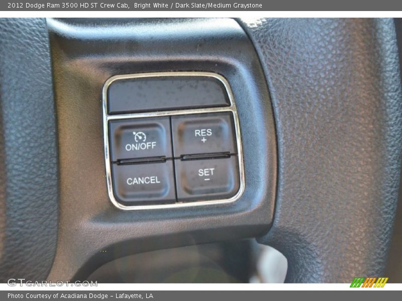 Bright White / Dark Slate/Medium Graystone 2012 Dodge Ram 3500 HD ST Crew Cab