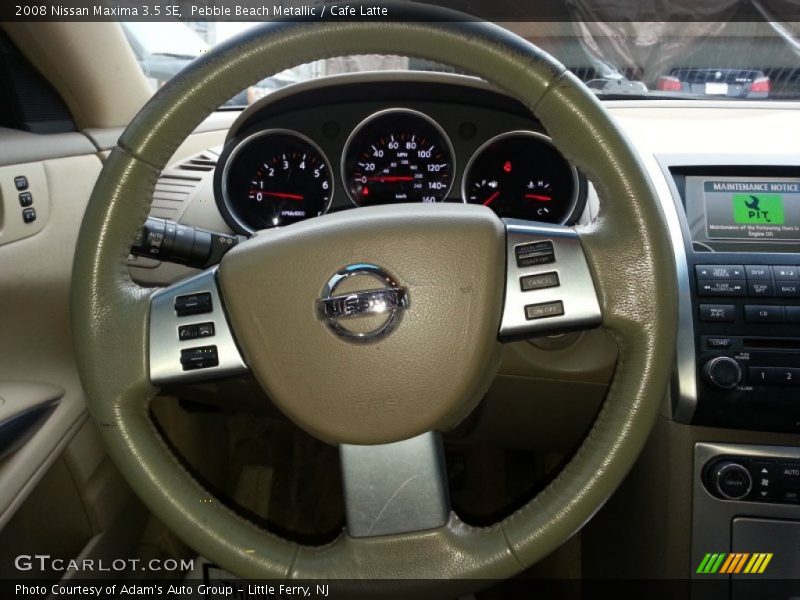 Pebble Beach Metallic / Cafe Latte 2008 Nissan Maxima 3.5 SE