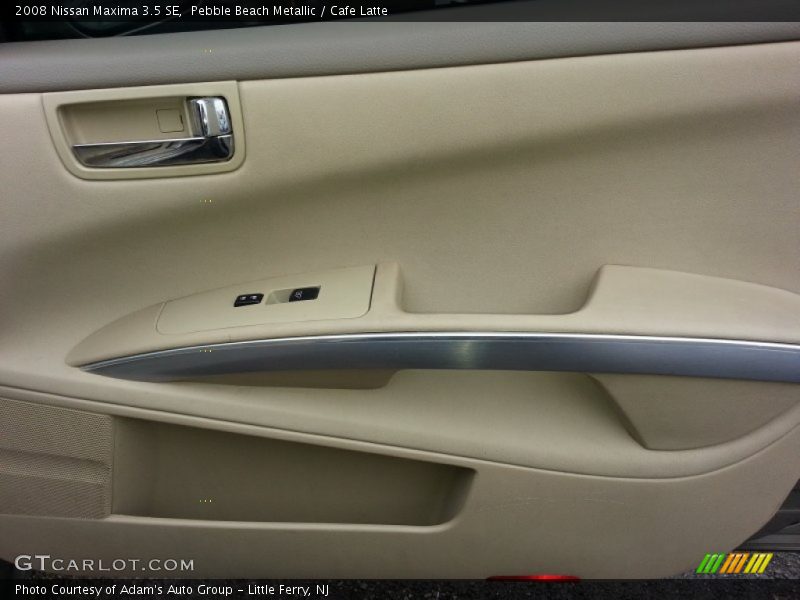 Pebble Beach Metallic / Cafe Latte 2008 Nissan Maxima 3.5 SE
