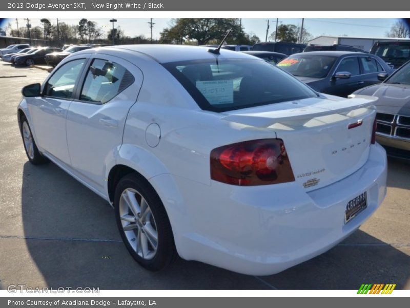 New Bright White / Black 2013 Dodge Avenger SXT