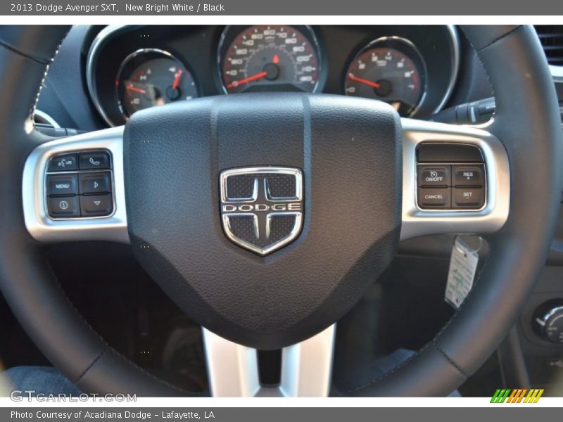New Bright White / Black 2013 Dodge Avenger SXT